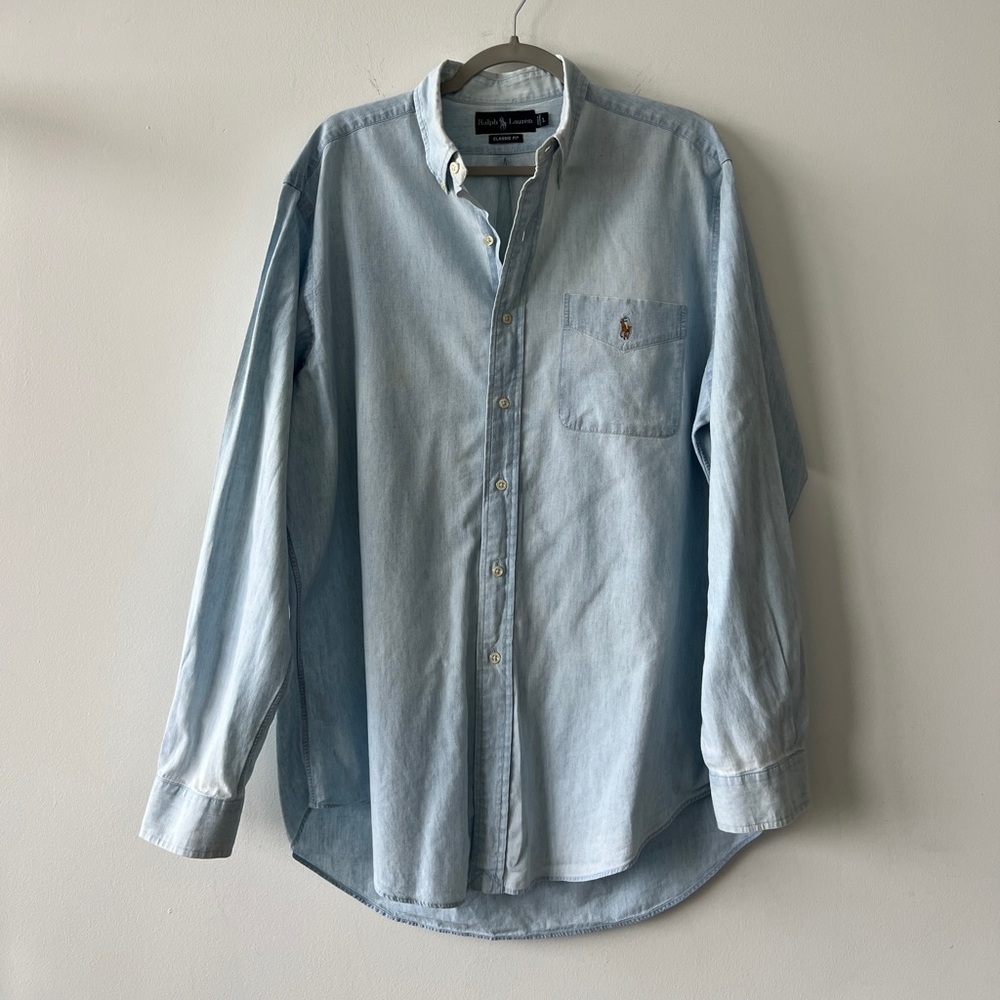 Vintage Ralph Lauren Men's Shirt - Large